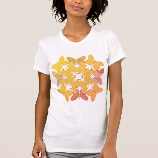  Butterflies T-shirt voor dames (Voorkant)