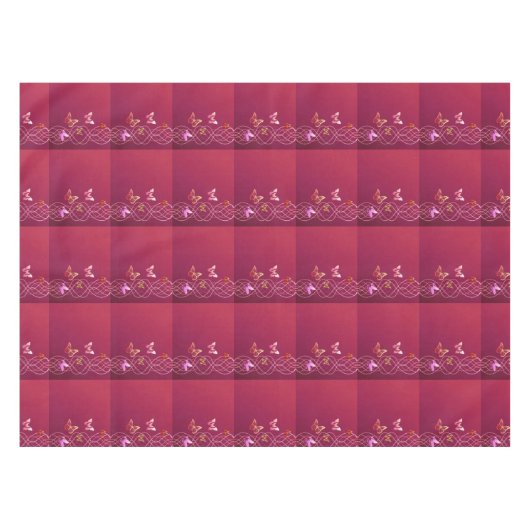 Butterflies Tafelkleed (Voorkant (Horizontaal))