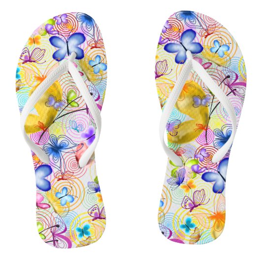 Butterflies Teenslippers Spring Joy (Voetbed)