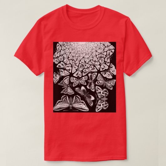 Butterflies Tessellation 1950 Maurits Cornelis Esc T-shirt (Design voorkant)