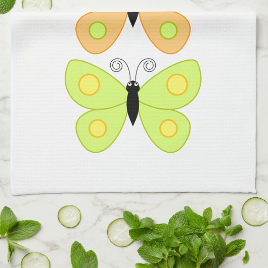 Butterflies Theedoek (Gevouwen)