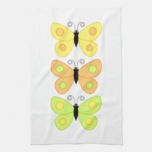 Butterflies Theedoek (Verticaal)