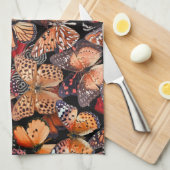 Butterflies Theedoek (Quarter Fold)