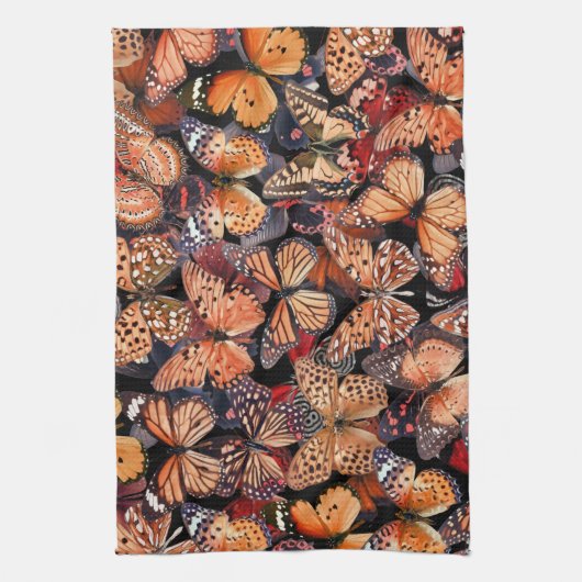 Butterflies Theedoek (Verticaal)