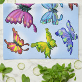 Butterflies Theedoek (Gevouwen)