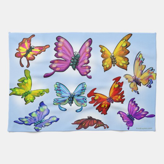 Butterflies Theedoek (Horizontaal)