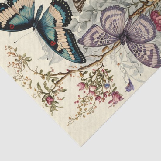  Butterflies Tissuepapier (Detail)