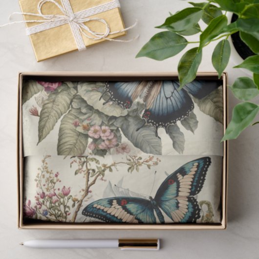  Butterflies Tissuepapier (Geschenk)
