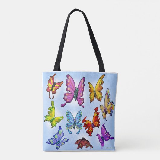 Butterflies Tote Bag (Achterkant)