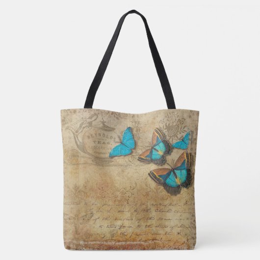  Butterflies Tote Bag (Achterkant)