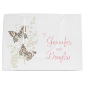 Butterflies trouwbride en grooms cadeautas (Voorkant)