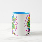 Butterflies Tweekleurige Koffiemok (Center)