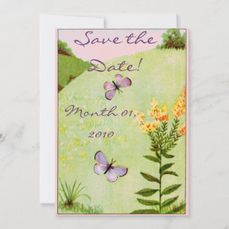 Butterflies-uitnodigingen Save The Date