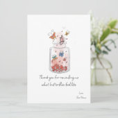 Butterflies Valentijnsdag Flat Kaart (Staand voorkant)