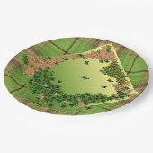 Butterflies van de ochtend/speldenstaart papieren bordje (Gekanteld)