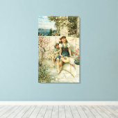 Butterflies, van de peren Annual 1910 Canvas Afdruk (Insitu (Houten vloer))