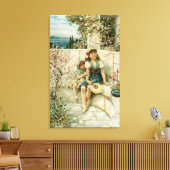 Butterflies, van de peren Annual 1910 Canvas Afdruk (Insitu (Woonkamer))