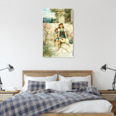 Butterflies, van de peren Annual 1910 Canvas Afdruk (Insitu (Slaapkamer))
