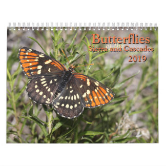 Butterflies van de Sierra and Cascades Kalender