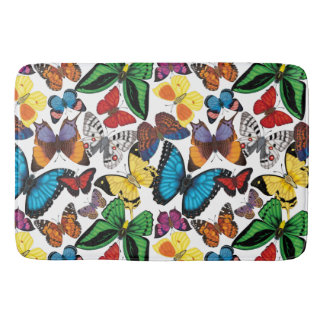 Butterflies van de wereld badmat
