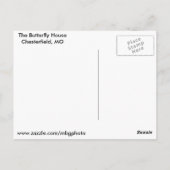 Butterflies van de wereld briefkaart (Achterkant)