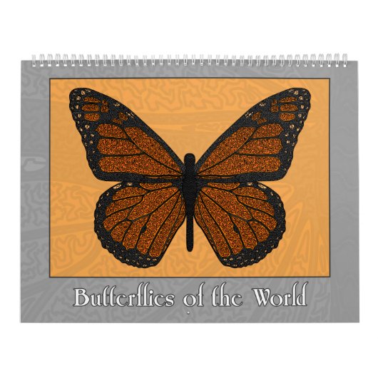Butterflies van de wereldagenda kalender (Hoes)