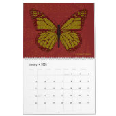 Butterflies van de wereldagenda kalender (Jan 2026)