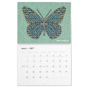 Butterflies van de wereldagenda kalender (Mar 2027)