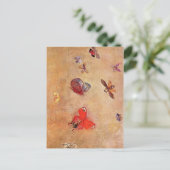 Butterflies van Odilon Redon Briefkaart (Staand voorkant)