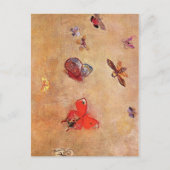 Butterflies van Odilon Redon Briefkaart (Voorkant)
