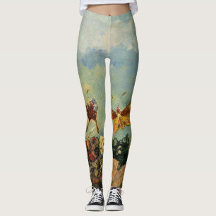 Butterflies van Odilon Redon-Leggings Leggings