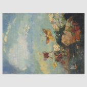 Butterflies van Odilon Redon Tissue Paper Tissuepapier (Voorkant)