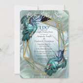 Butterflies van Paradise/Tropische Turquoise Splas Kaart (Voorkant)