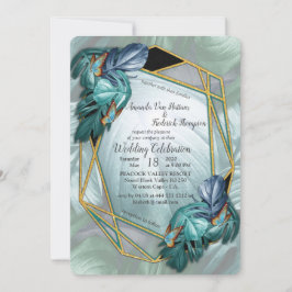 Butterflies van Paradise/Tropische Turquoise Splas Kaart