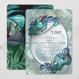 Butterflies van Paradise/Tropische Turquoise Splas Kaart