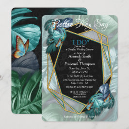 Butterflies van Paradise/Tropische Turquoise Splas Kaart