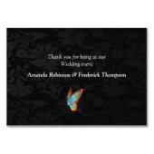 Butterflies van Paradise/Tropische Turquoise Splas Kaart (Achterkant)