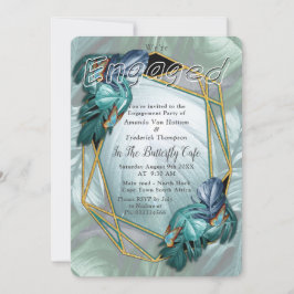 Butterflies van Paradise/Tropische Turquoise Splas Kaart