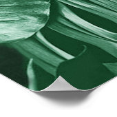 Butterflies van Paradise/Tropische Turquoise Splas Poster (Hoek)