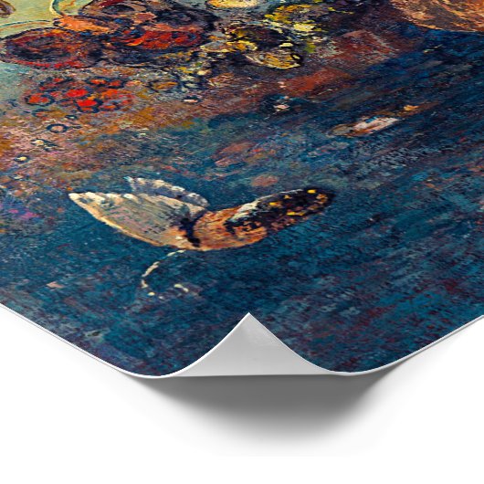 Butterflies van Redon Fine Art Poster (Hoek)