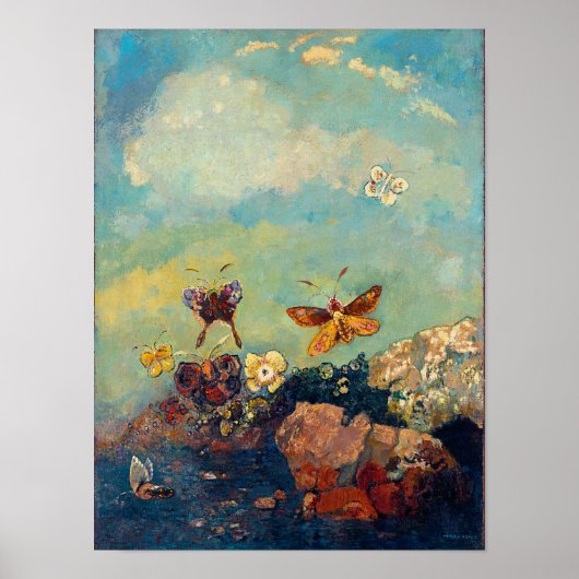 Butterflies van Redon Fine Art Poster (Voorkant)