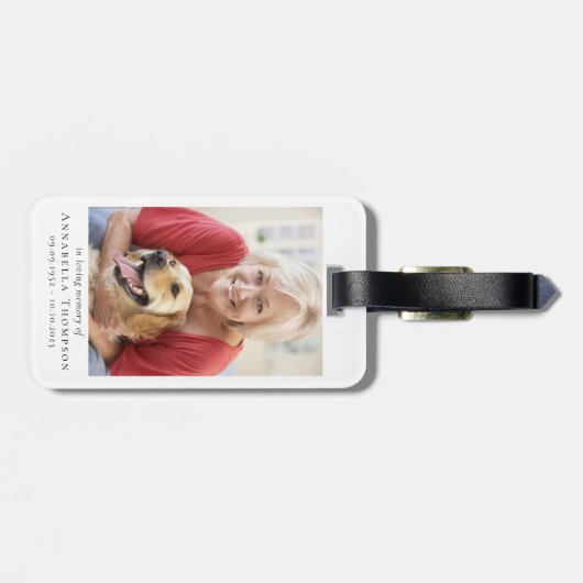 Butterflies verschijnen wanneer Angels dichtbij zi Bagagelabel (Achterkant horizontaal)