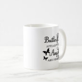Butterflies verschijnen wanneer Angels dichtbij zi Koffiemok (Voorkant rechts)