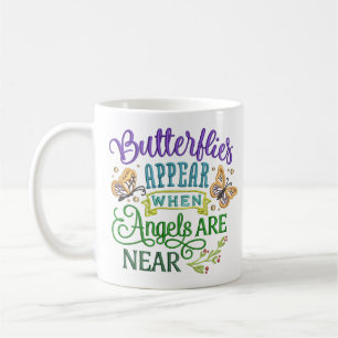Butterflies verschijnt Angel Inspirerend Quote Koffiemok