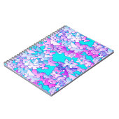 Butterflies, violet en turquoise notitieboek (Linkerzijde)