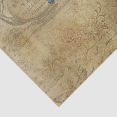 Butterflies vliegen rond terwijl ze thee Drink Tissuepapier (Detail)