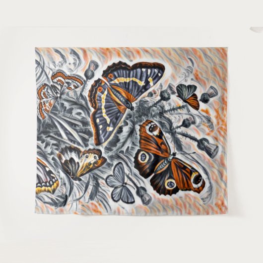 Butterflies Wandkleed (Voorkant (horizontaal))