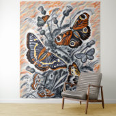 Butterflies Wandkleed (In situ)