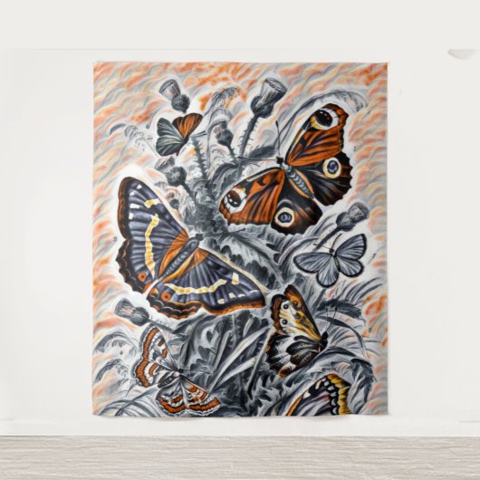 Butterflies Wandkleed (Voorkant)