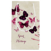 Butterflies Waterverf All Occasion Personalized Klein Cadeauzakje (Voorkant)